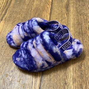 UGG Women's Fluff Yeah Slide Violet Night